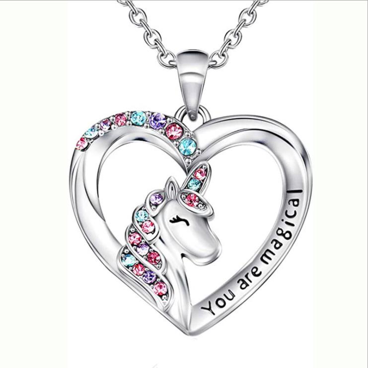 Unicorn Necklace Set