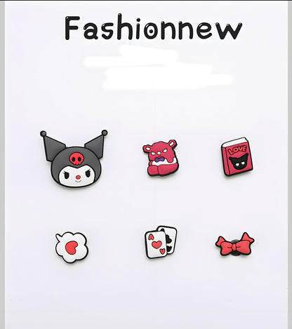 🎀DIY-Sweet, Cool and Adorable! Cartoon Kuromi Clogs