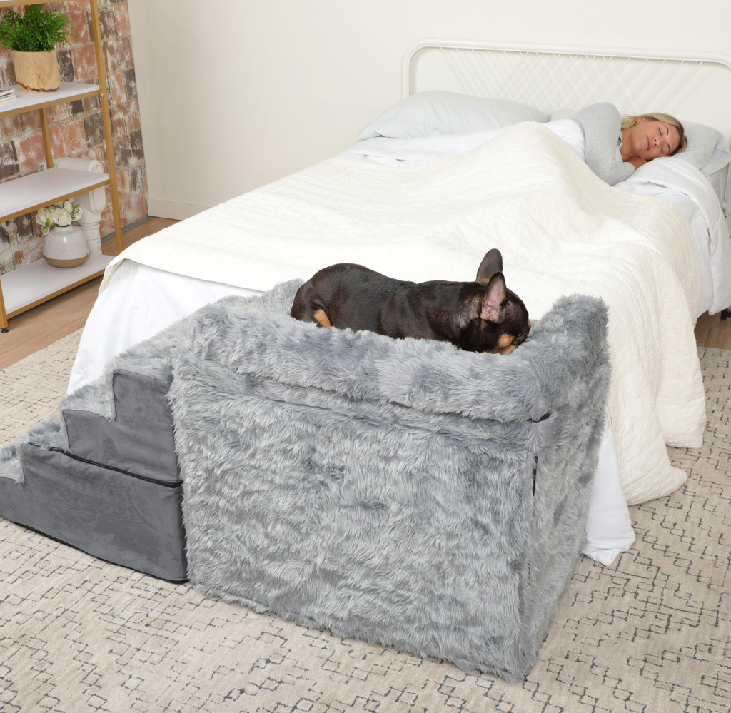 Pet Bedside Sleeper Crate Kit & Stairs