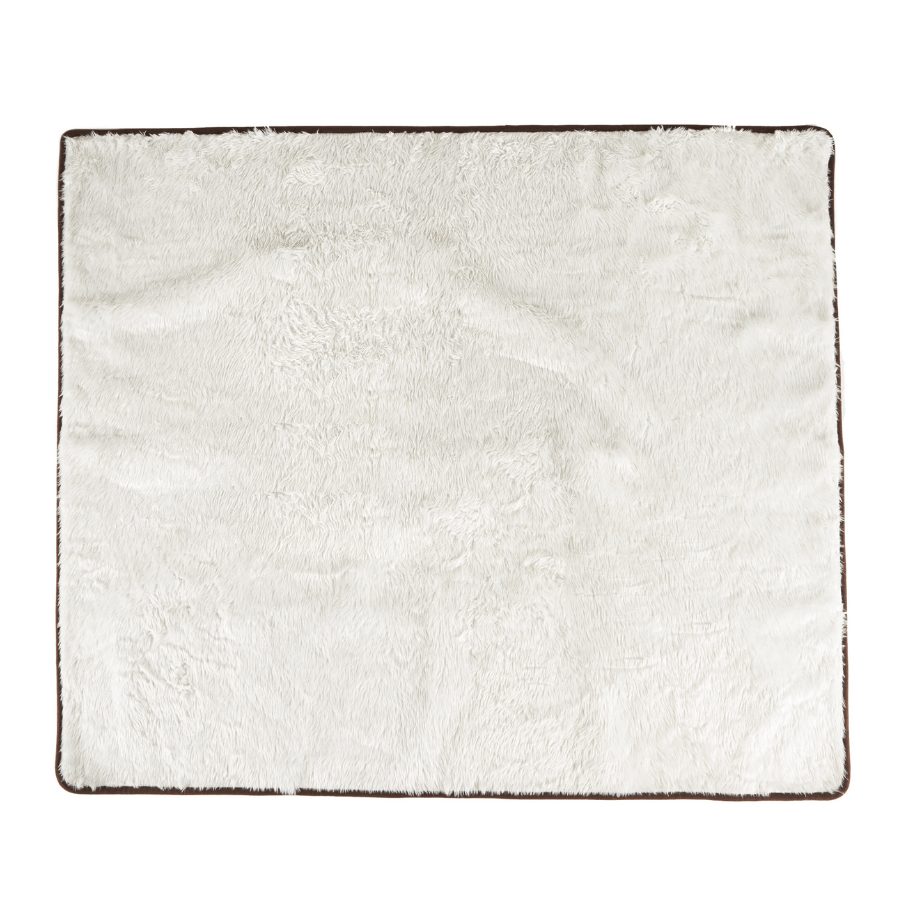 Paw.com x BarkBox PupProtector™ Short Fur Waterproof Throw Blanket - Polar White