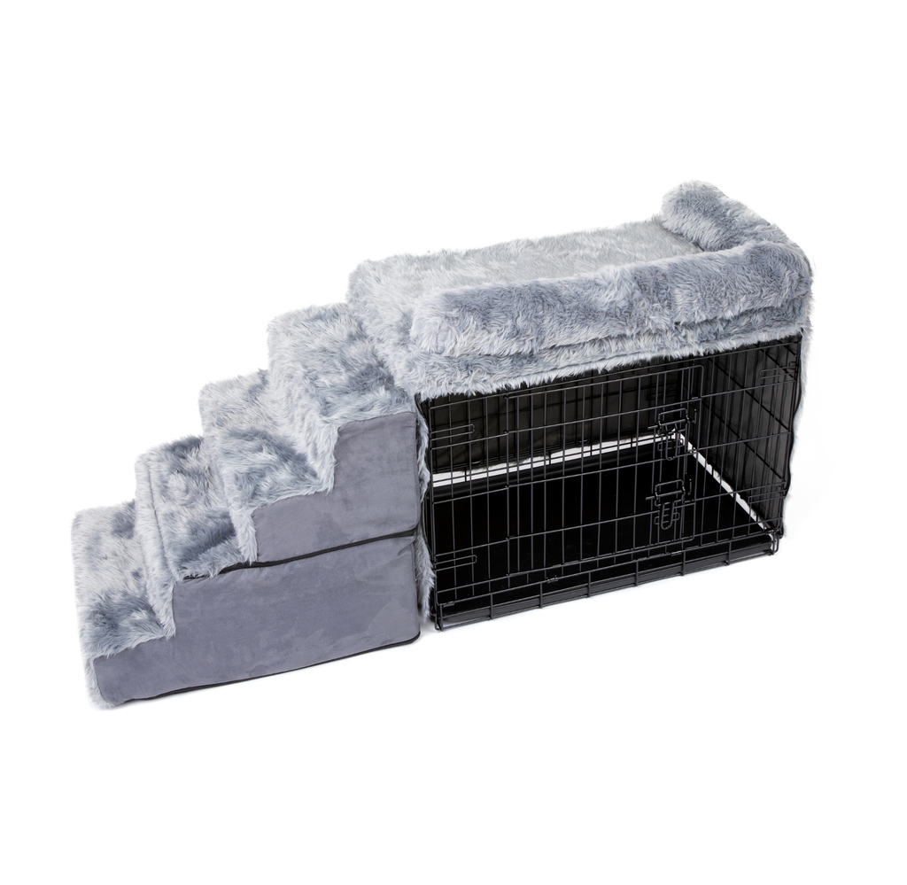 Pet Bedside Sleeper Crate Kit & Stairs