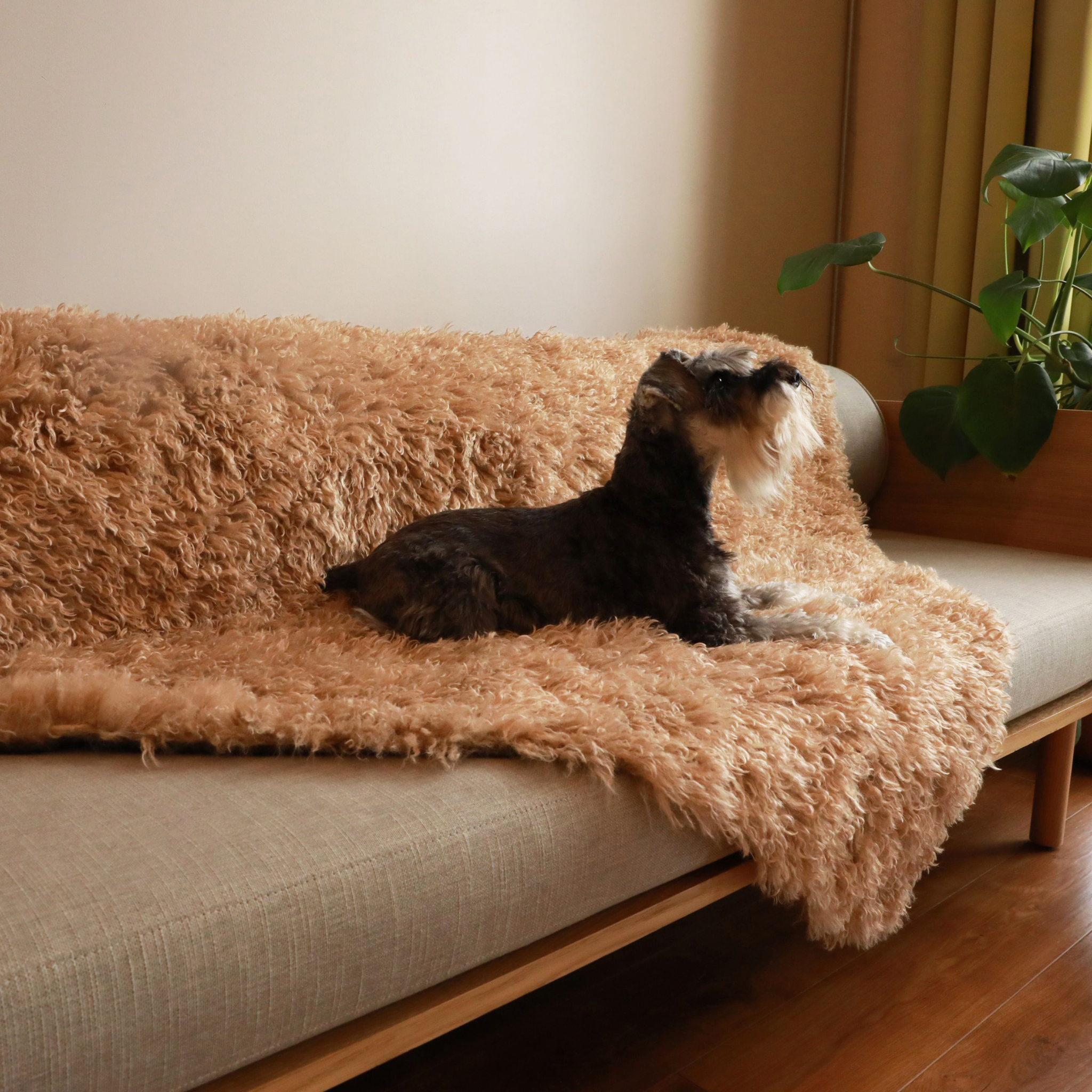 PupProtector™ Luxe Waterproof Faux Fur Blanket - Plush Sheep