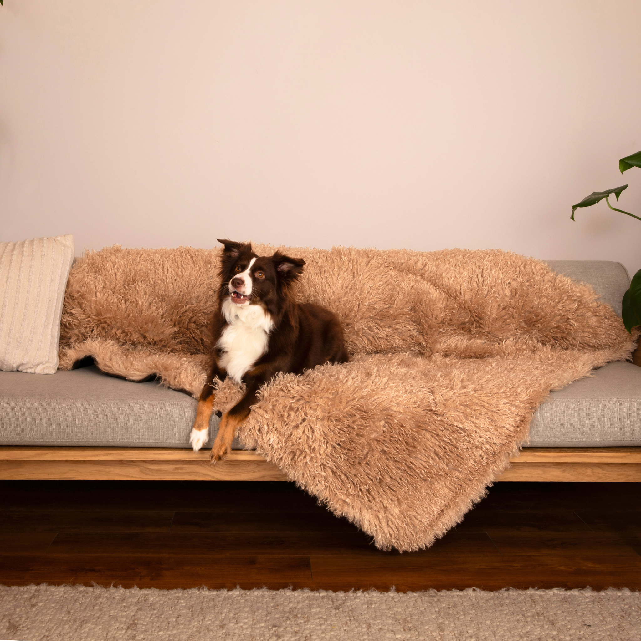PupProtector™ Luxe Waterproof Faux Fur Blanket - Plush Sheep