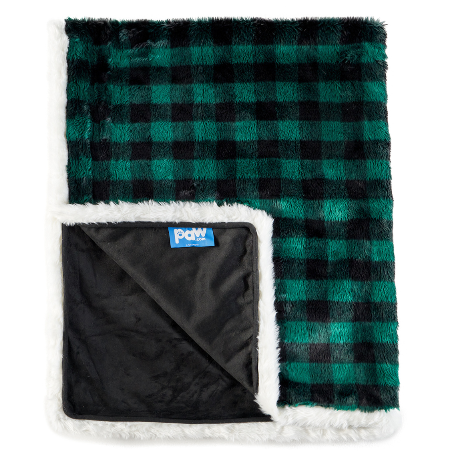 PupProtector™ Waterproof Throw Blanket - Green Buffalo Plaid