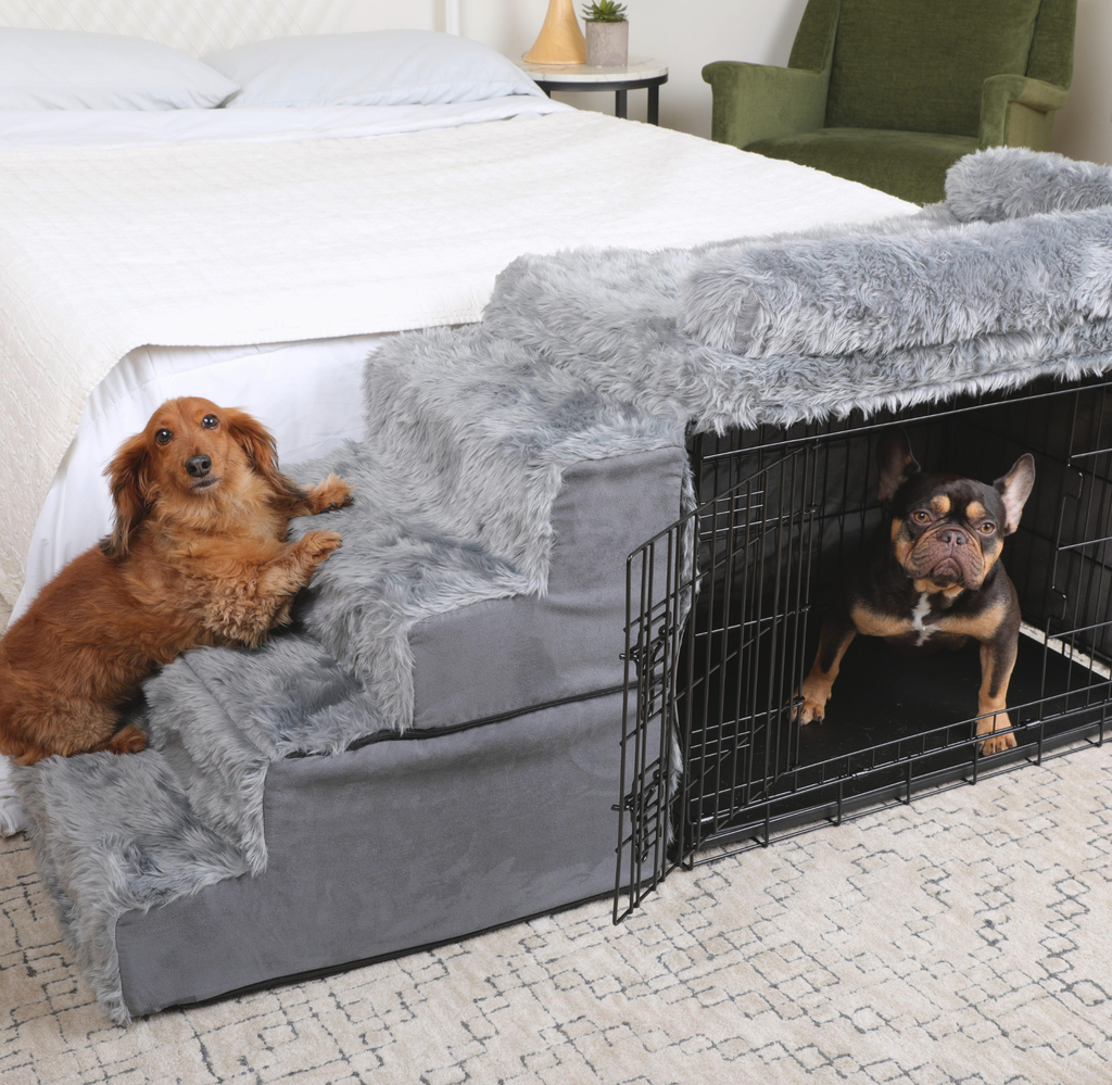 Pet Bedside Sleeper Crate Kit & Stairs