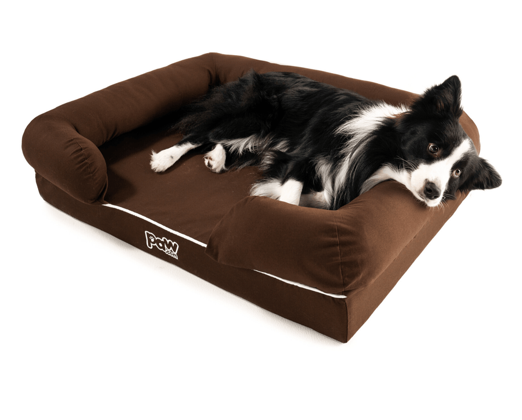 PupLounge™ Memory Foam Dog Bed Cover - Brown (Bed Not Included)