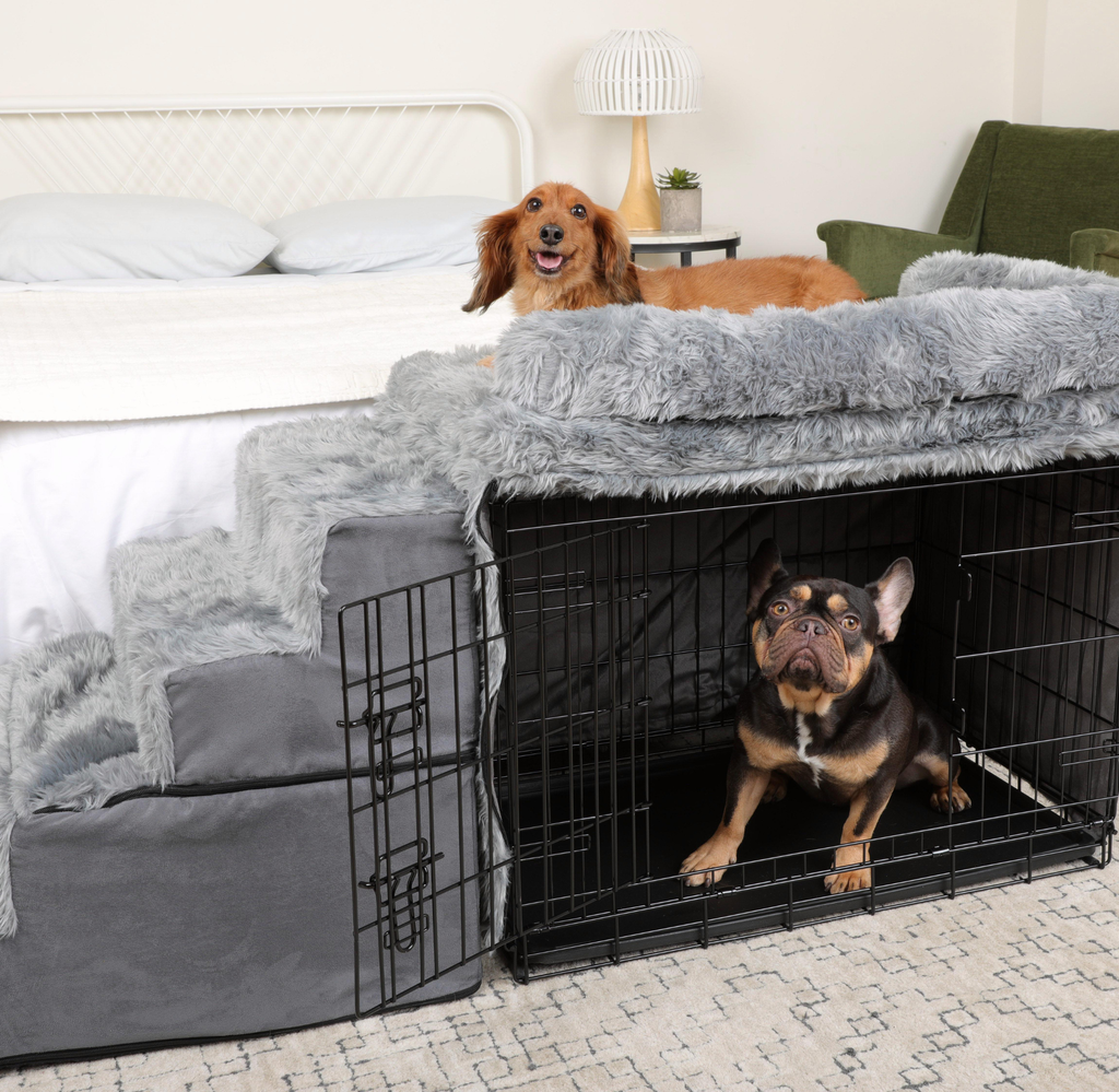 Pet Bedside Sleeper Crate Kit & Stairs