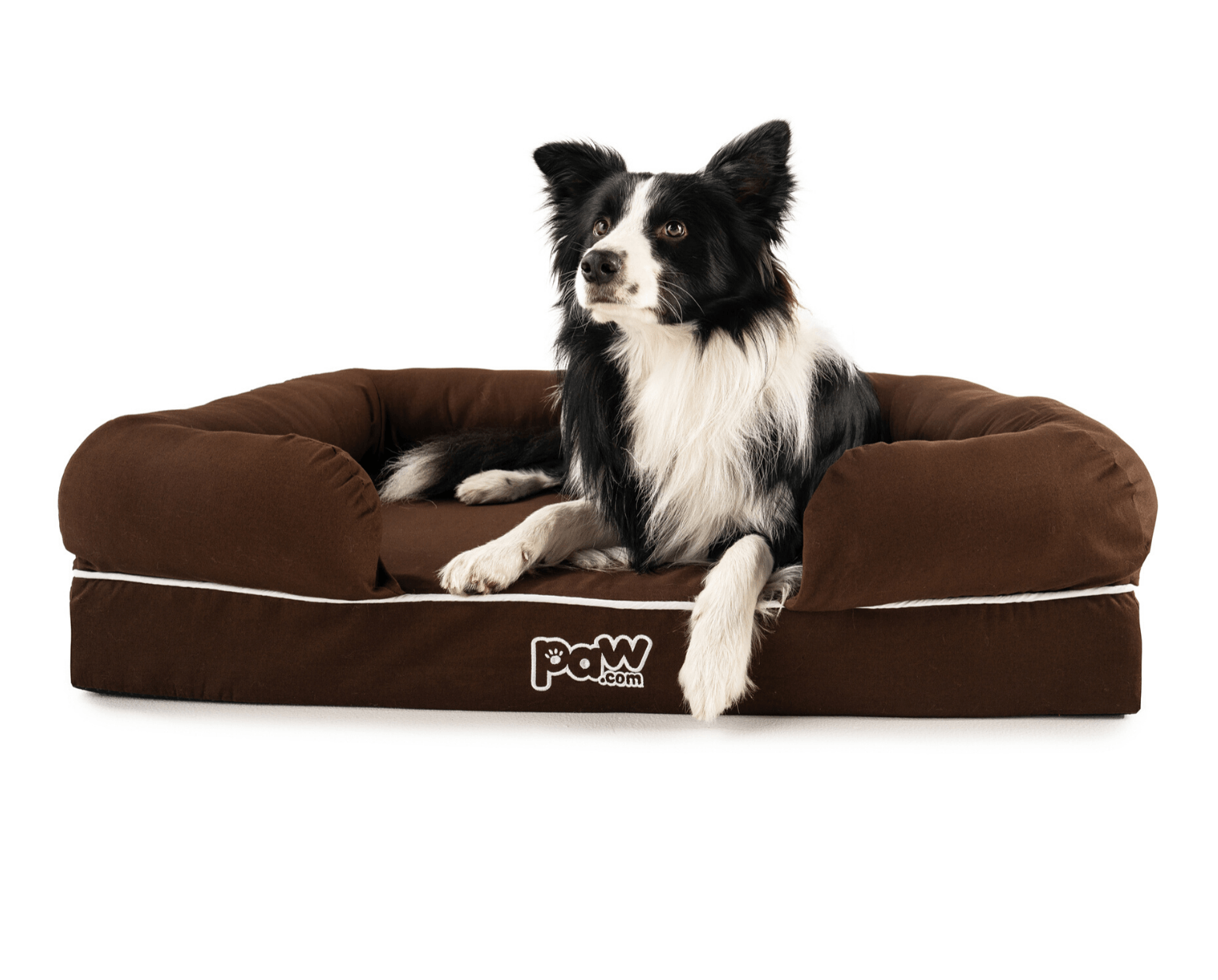 PupLounge™ Memory Foam Dog Bed Cover - Brown (Bed Not Included)