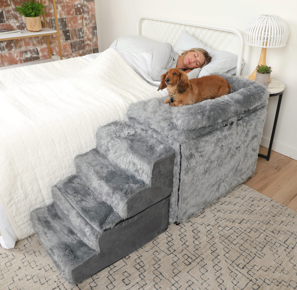 Pet Bedside Sleeper Crate Kit & Stairs