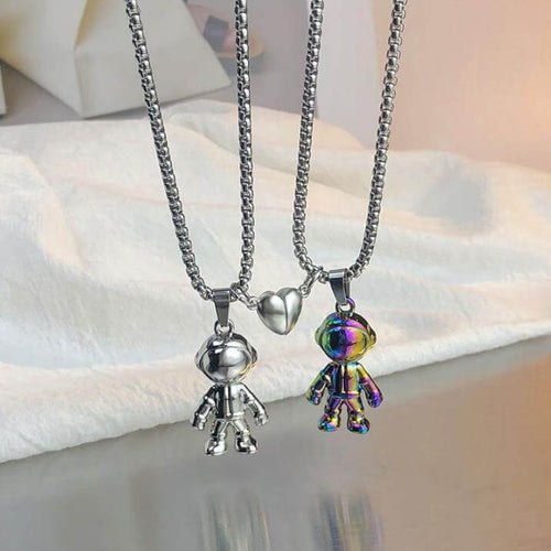 Astronaut Magnetic Distance Necklace