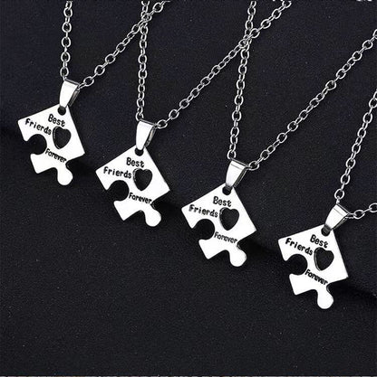 Four Pieces Best Friends Forever Necklace Set