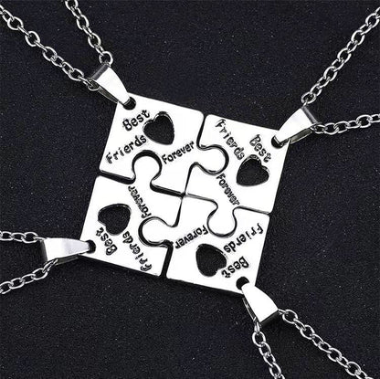 Four Pieces Best Friends Forever Necklace Set