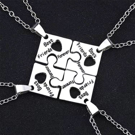 Four Pieces Best Friends Forever Necklace Set