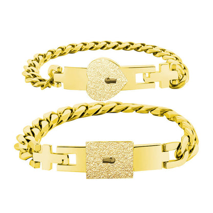Lock & Key Bracelet for Boyfriend, Girlfriend, Lover