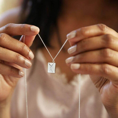 Custom Love Letter Envelope Necklace