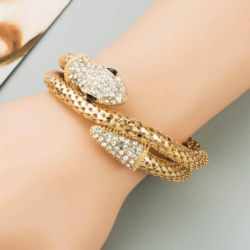 Snake Bracelet with Diamond