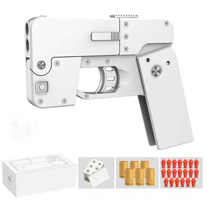 Foldable Phone Shape Pistol Nerf Toy Gun