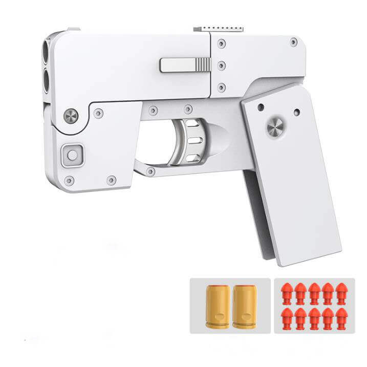 Foldable Phone Shape Pistol Nerf Toy Gun