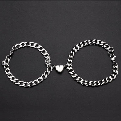 Love Magnets Attract Couple Bracelet