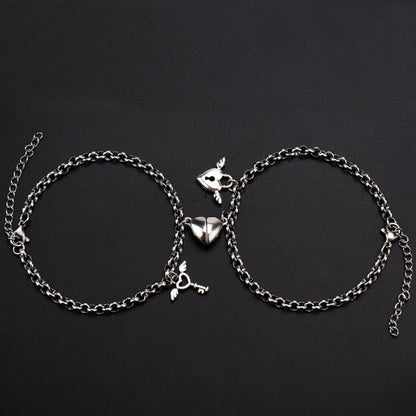 Love Magnets Attract Couple Bracelet