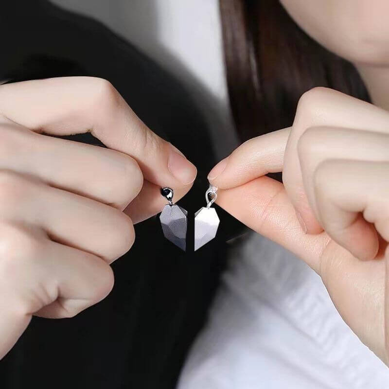 Personalized Magnetic Heart Necklace