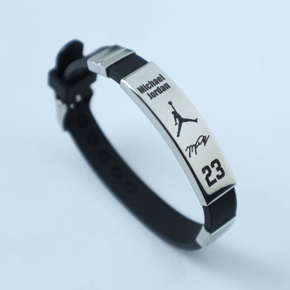 NBA Star Personalized Signature Silicone Bracelet