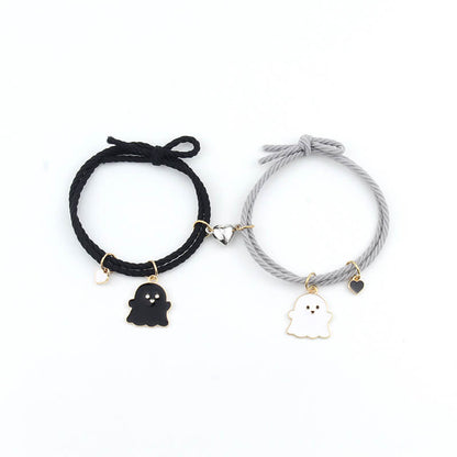 Black and White Ghost Magnetic Bracelet for BFF