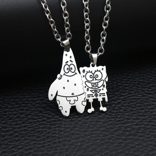 Patrick and Spongebob Necklace 2.0