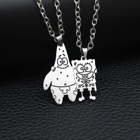 Patrick and Spongebob Necklace 2.0
