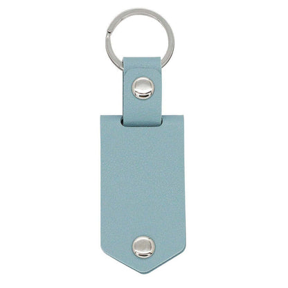 Personalized Leather Keychain with Picture and Text