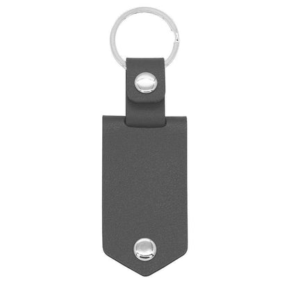 Personalized Leather Keychain with Picture and Text