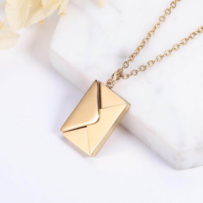 Custom Love Letter Envelope Necklace