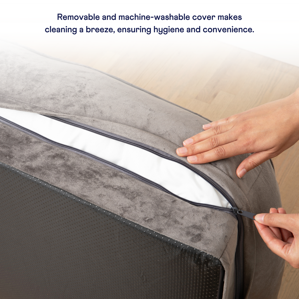 PupChill™ Cooling Bolster Dog Bed + Waterproof Blanket Bundle