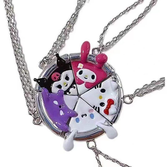 Sanrio Pizza Necklace Magnetic for 5 people