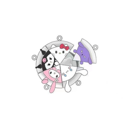 Sanrio Pizza Necklace Magnetic for 5 people