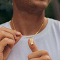 Sleek Bar Necklace with Custom Engravings - Ideal Gift for Friends & F