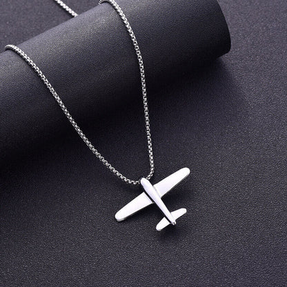 Vintage Airplane Necklace