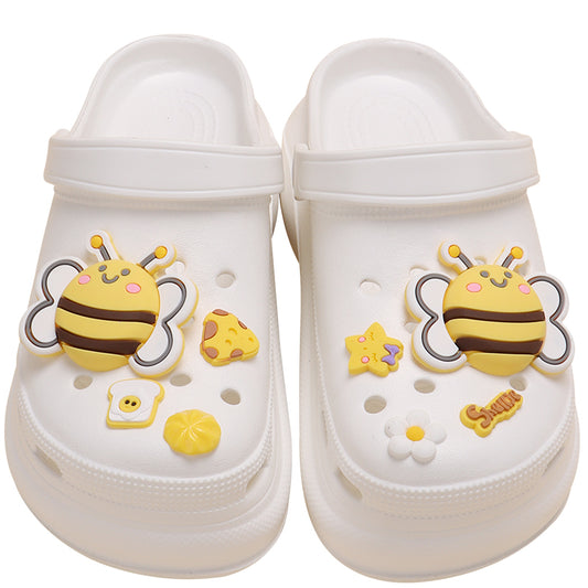 🐝DIY-Vibrant and Adorable! Cartoon Bee Clogs