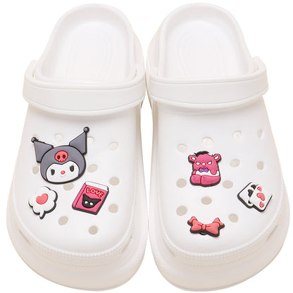 🎀DIY-Sweet, Cool and Adorable! Cartoon Kuromi Clogs