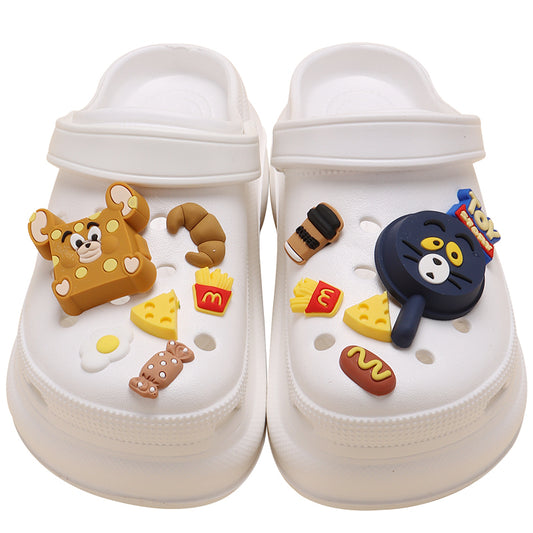 🐱🐭DIY-Fun Food Party! Block - style Cat and Mouse Clogs