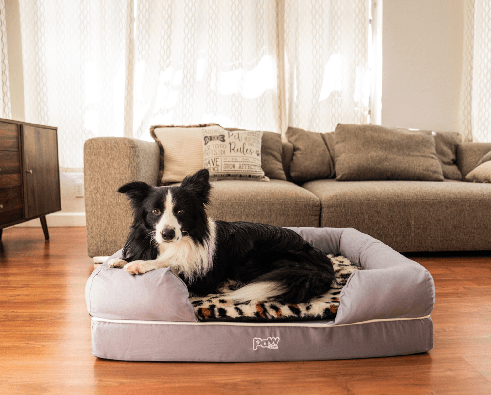 PupLounge™ Topper - Cheetah Faux Print (Bed Not Included)