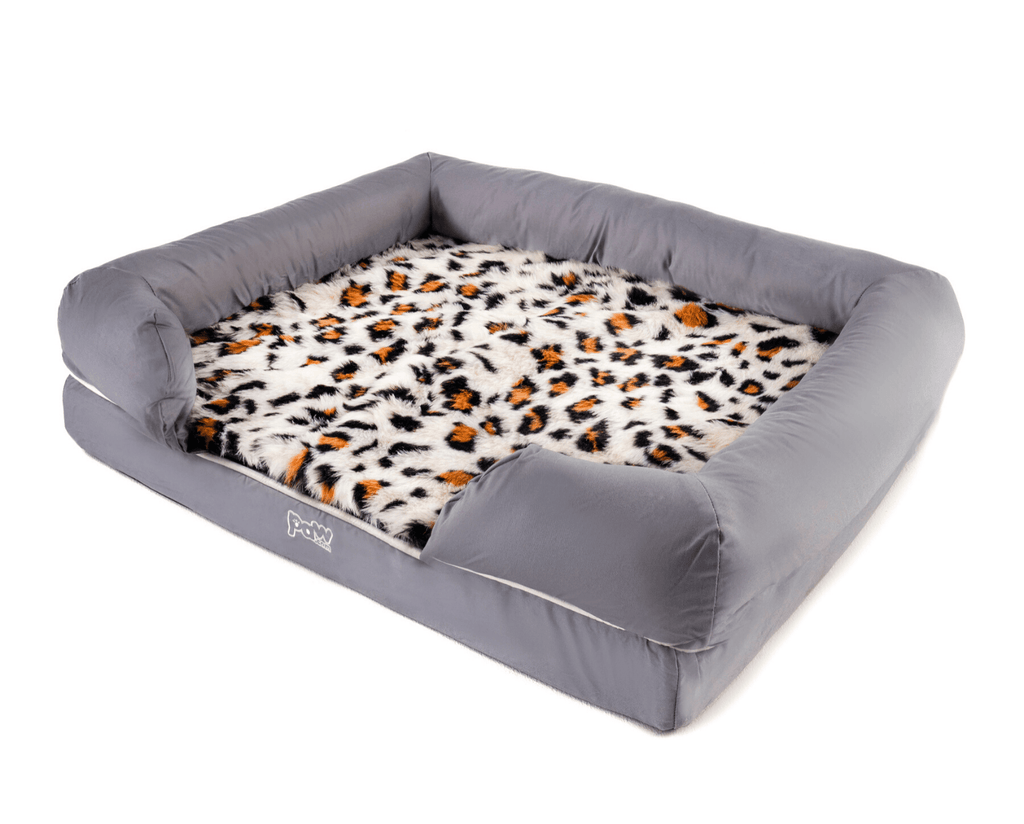 PupLounge™ Topper - Cheetah Faux Print (Bed Not Included)
