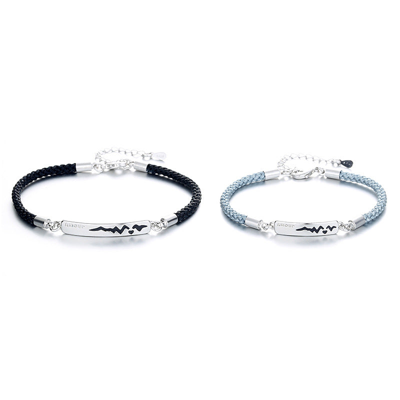Personalized Engraved Color Changing Couple Bracelet
