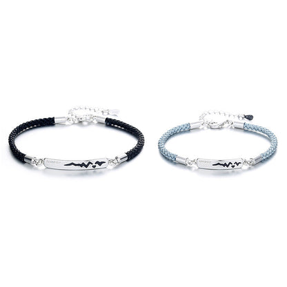 Personalized Engraved Color Changing Couple Bracelet