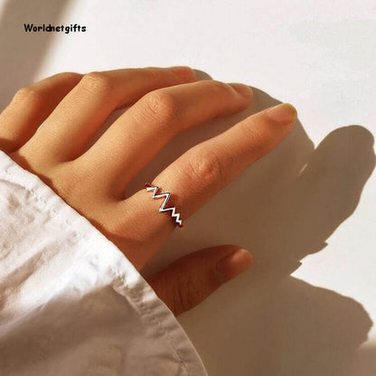 Heartbeat Rings For Couples