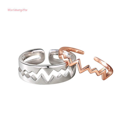 Heartbeat Rings For Couples