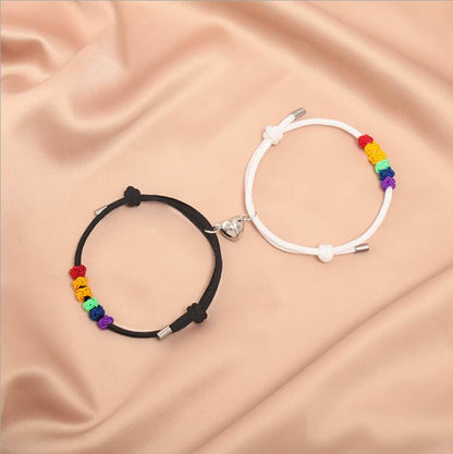 Heart Magnetic Bracelet for Couple Bestfriend