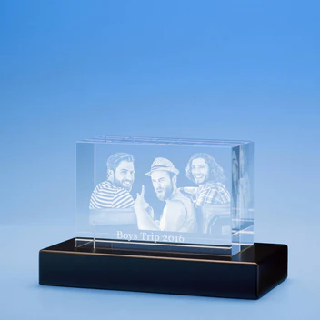Brick 3D Photo Crystal