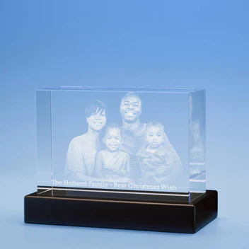 Brick 3D Photo Crystal