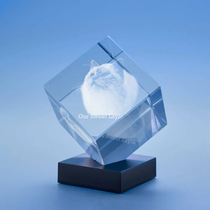 Cube 3D Photo Crystal